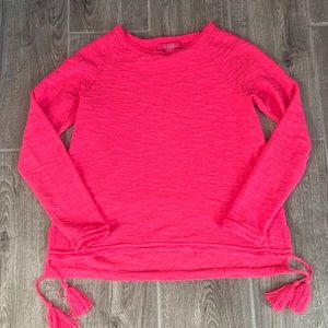 Lilly Pulitzer hot pink sweater